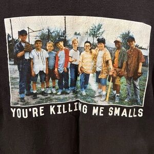 Classic Black Sandlot “You’re killing me smalls” size medium shirt